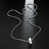 男性パンクチタンスチールチェーンネックレスチャームラッパージュエリーアクセサリーパーティーギフトG1206のためのヒップホップペンダントネックレス