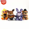 DHL ship 23cm Five Nights At Freddy's FNAF Plush Toys doll Freddy Bear Foxy Chica Bonnie Stuffed Animal Dolls Xmas Birthday Gifts