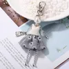 YLWHJJ brand Doll baby Handmade Cute black keychain for Women Car Pendant hot Girl Statement fashion Jewelry hot Bag key chains G1019