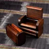 Drewniane wykałaczki Pudełko Kreatywna Osobowość Drewniane bawełniane bawełniane pudełka zbiornik do wykałaczki
