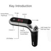 Portable Car S7 Bluetooth MP3 Transmitter Cell Phone Charger Kit Accessories AUX Handsfree Adapter USB TF Card Ports