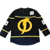 Nikivip Custom Wholesale 00 Static Shock Black Hockey Jersey Uomo All Stitched Taglia 2XS-2XL 3XL 4XL 5XL 6XL Qualsiasi Nome Numero Camicie