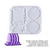 Mats & Pads Silicone Crystal Epoxy Resin Mold Irregular Mat Casting Mould Handmade Crafts Decoration DIY Table Making