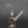 Dunkin Dabs Glass Oil Burner Bong Birdcage Percolator Recycler Ash Catcher Dab Rig Bong Bubbler con 14mm Banger Oil Nail Pipes Cheaepst