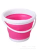 Buckets Durable Foldable Bucket Bathroom Folding Round Portable Car Wash Camping Large Capacity Home Space Saving