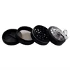 2021 Andere rookaccessoires High-end Metal Color Zinklegering 55mm Vierlagen Hand Cranked Sigaret Grinder Set Handleiding