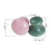 Masaje de piedras rocas Rose natural Rosa verde Aventurine Forma de hongos Gua Sha Guasha Batch Tool para relajarse Meditatio2451691