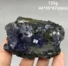 Figurki obiektów dekoracyjnych! 100% naturalny polihedral Tanzanit Blue Purple Fluorite Klaster Mineralnych Próbki Klejnotowe Kamienie i Cryst