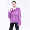 Faux Fur Jacket Women Coat Fluffy Cropped Shaggy Womens 211213