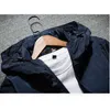 Kapüşonlu Ceket İlkbahar Sonbahar Kore Versiyonu Artı Boyutu 7XL Erkek ve Kadın Çiftler Beyaz Kırmızı Gri İnce Bölüm Ceket GH83 210918