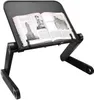 Support de livre en aluminium réglable avec bouchon, support de livre ergonomique pour bureau, Table d'ordinateur Portable pour lit, canapé, bureau