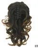 013 Cannello di cavallo sintetico Capelli lisci 16Quot22QUOT CLIP CATAILO PAILE PAI PAIN BIONDA Ombre Cancia per capelli con ombre marrone bionda con coda di capelli Drawstr2431146