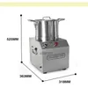 Electric Ginger Garlic Paste Making Machine Stainless Steel Multifunction High Speed Meatball Beater 4L Restaurant Food Crusher