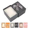 Sieradenzakken, tassen verpakking Joowerly box horloge opslag bowknot case cadeau voor kerstjubileum verjaardag