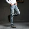 Jewboy vintage bule homens jeans chegada estiramento de moda clássico calças jeans masculino desenhador reto apto calças tamanho 38 40 210723