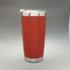 Caneca de aço inoxidável Tumblers Cups Carros 20oz Vácuo Isolado Viagem Metal Garrafa de Água Cerveja Caneca com Tampa 10 Cores