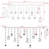 Party Decoration Twinkle Star/Moon Fairy Light Garland 12 LED Curtain String Lights For Wedding Birthday Valentines Day Indoor Sovrum