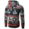 Christmas Hoodie Mens pull Jacket Xmas Print Sweatshirt Warm Thick Oversized Hoodies Couple Streetwear Casual Pullover Coats 210524