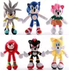 40 cm 6 renk Sonic Peluş Oyuncaklar Sonic the Hedgehog Doldurulmuş Hayvanlar Bebekler Çocuk Erkek ve Kız Yılbaşı Hediyeleri3330