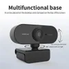 US Stock 1080p HD Webcam USB Webkamera med mikrofon A08