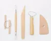예술과 공예 DIY 도자기 도구 8pcs 세트 클레이 세라믹 성형 도구 나무 나이프 스폰지 도자기 도구 조각 모델링 키트 세공품