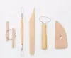 Arts and Crafts DIY Poterie Outil 8pcs Set Argile Céramique Moulage Outils Bois Couteau Éponge Poterie-Outil Sculpture Modélisation Kit Travail Manuel Fournitures