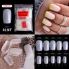 500st fransk stil Clear False Nails Tips Coffin Ballerina Akryl Nail Tips Manicure Art Salons and Home DIY2174117