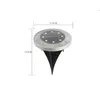 Solar Lamps 8/16 LEDs Led Light Outdoor Lawn Yard Buried Waterproof PathWay Floor Under Ground Spot Lamp Garden Decoration