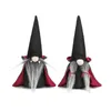 2023 Halloween Party Supplies Dwarf Decoration Faceless Doll Black Witch Cloak Hat Table Decorations Gift