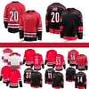 20 Sebastian Aho 11 Maillots de hockey Staal 14 Justin Williams 37 Andrei Svechnikov 53 Maillot de hockey Jeff Skinner