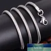 cheap 316L Stainless Steel Snake Chain Necklace 0.9MM 2MM 16-28inches Fashion Jewelry for Men and Women Fit Pendant Factory price expert design Quality Latest Style