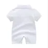 Barboteuse d'été à manches courtes pour bébé, combinaison en coton à carreaux pour tout-petits, vêtements de nuit pour nouveau-nés, 3254347