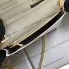 Luxury Designer Wallet 1955 Gold Chain Wallet Lady Double G Bag Coin Purse Famous Card Holder Women Classic Long Pocket Clutch 621258m