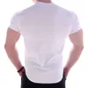 Camiseta negra de gimnasio para hombre, camiseta deportiva de algodón para Fitness, camiseta ajustada de entrenamiento de culturismo para hombre, camisetas sólidas informales de verano, ropa 210726