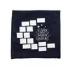Sublimering Blank Plysch Pillow Case Creative Star Moon Heat Transfer Hem Vardagsrum Sofa Dekoration DIY PillowCase Gift Supplies