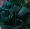 2021 verde scuro di lusso abiti da ragazza di fiori abito di sfera collo trasparente strati piume Lilttle bambini compleanno spettacolo abiti da sposa ZJ67290F
