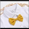 Sets Baby Baby, & Maternityfashion Boys Clothing Summer Boy Set Gentlemen Kids Suit White Shirt+ Shorts 2Pcs Drop Delivery 2021 Ldsrh