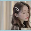 Kafa bantları mücevherkorean kristal saç tokaları kadın saç takı moda simülasyonu inci altın barrettes klipler pinler düğün gelin tiara aessie