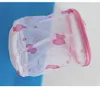 1pc mesh tvättväska polyester tvätt nät för underkläder sock maskin påse kläder bh väskor lagring