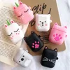 Hoofdtelefoonaccessoires Leuke Cartoon Siliconen Bluetooth Hoofdtelefoon Case Beschermhoes voor Apple Airpods 1 2 Pro Charbune Box