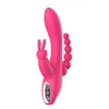 Nxy Sex Vibrators Мастурбаторы 12 Функция G Spot и P Anal Triple Curve Curve Prageable Dildo для Женщин клитор Стимулятор 1218