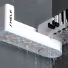 Badezimmer -Ecke Duschregal mit 4 Hakenwand für Shampoo organisieren rotatable selbstklebende Küchenlager 211112