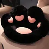 Schattige kat poot terug kussens pluche stoel kussen kind zitting kussen sofa mat home sofa indoor vloer decor kussen geschenk 210716