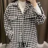 Trafo Kadınlar Moda Cepler Ile Gevşek Kontrol Tüvit Ceket Kaban Vintage Uzun Kollu Button-Up Kadın Giyim Şık 210415 Tops