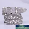 DINISITON nueva marca nueva moda cinturón de cuero femenino lleno de taladro de diamante cinturón ancho cinturones de diamantes de imitación cinto SZ001 precio de fábrica diseño experto calidad más reciente