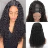 Water Brazilian Wave U pede peruca para mulheres Human Hair Forma Middle Remyeless