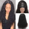 Brazilian Water Wave U Part Wig For Women Human Hair Middle Shape Remy Glueless