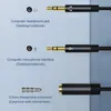 Câbles audio deux-en-un Adaptateur audio pour téléphone portable 1 à 2 Prise casque standard américaine Ligne de conversion pour casque d'ancrage uf156