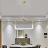 Europen Style Gold Crystal Pendant Lamp Bedside AC110V 220V Cristal LED Hanging Bar Lights Lamps