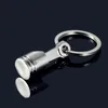 Mixed Colors Piston Turbo Brake Keychain Wheel Caliper Metal Keyfob Sleeve Bearing Spinning Auto Holder Car Engine Keyring